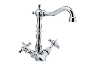 PRINCETON - Countertop 1 hole steel washbasin tap _ Gaia Mobili